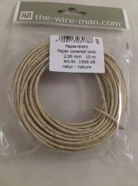 Paper wire 10 m. natural